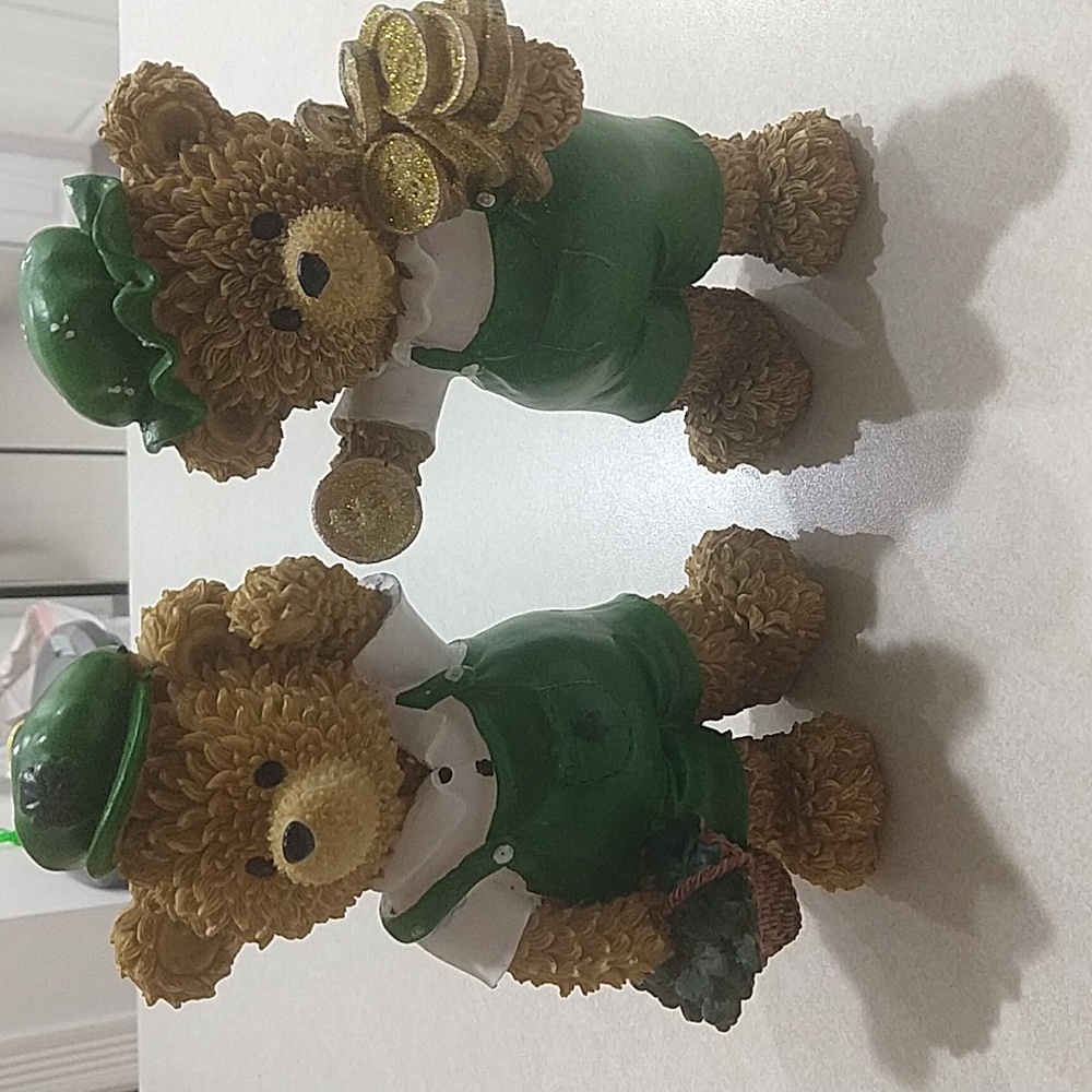 St. Patrick's Day Bears. Price listed is for both bears